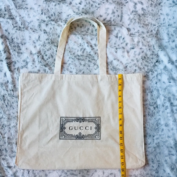 GUCCI Cotton Shopping Tote - Picture 4 of 6